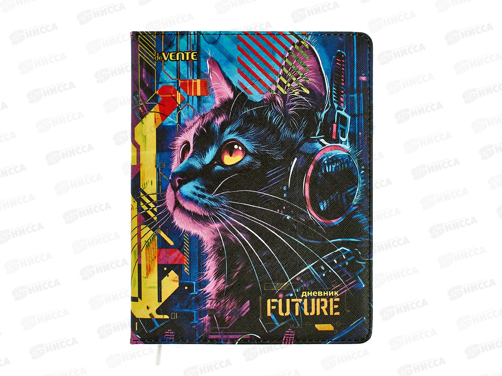 Дневник deVente Label.Cyber Cat иск.кожа, 2020506