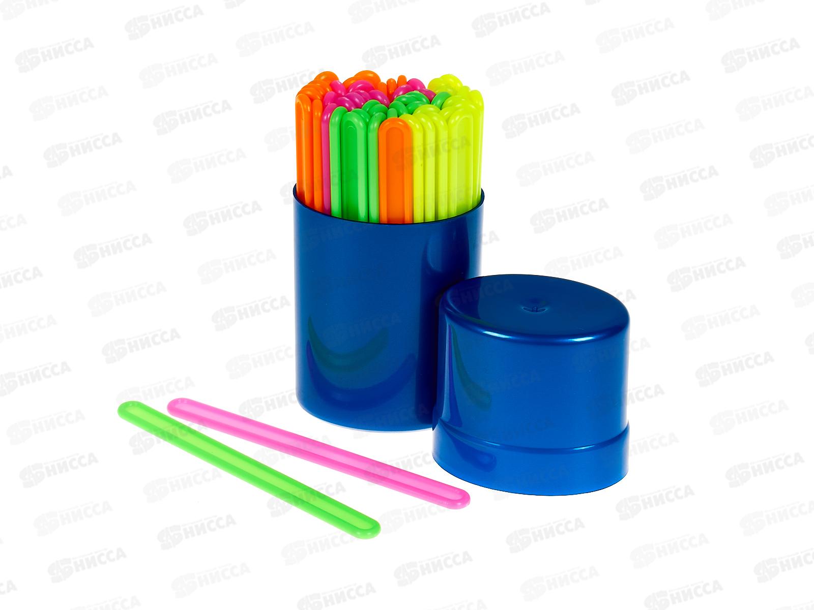 Счетные палочки  Neon Ice Metallic  50шт, туба 61451 *75