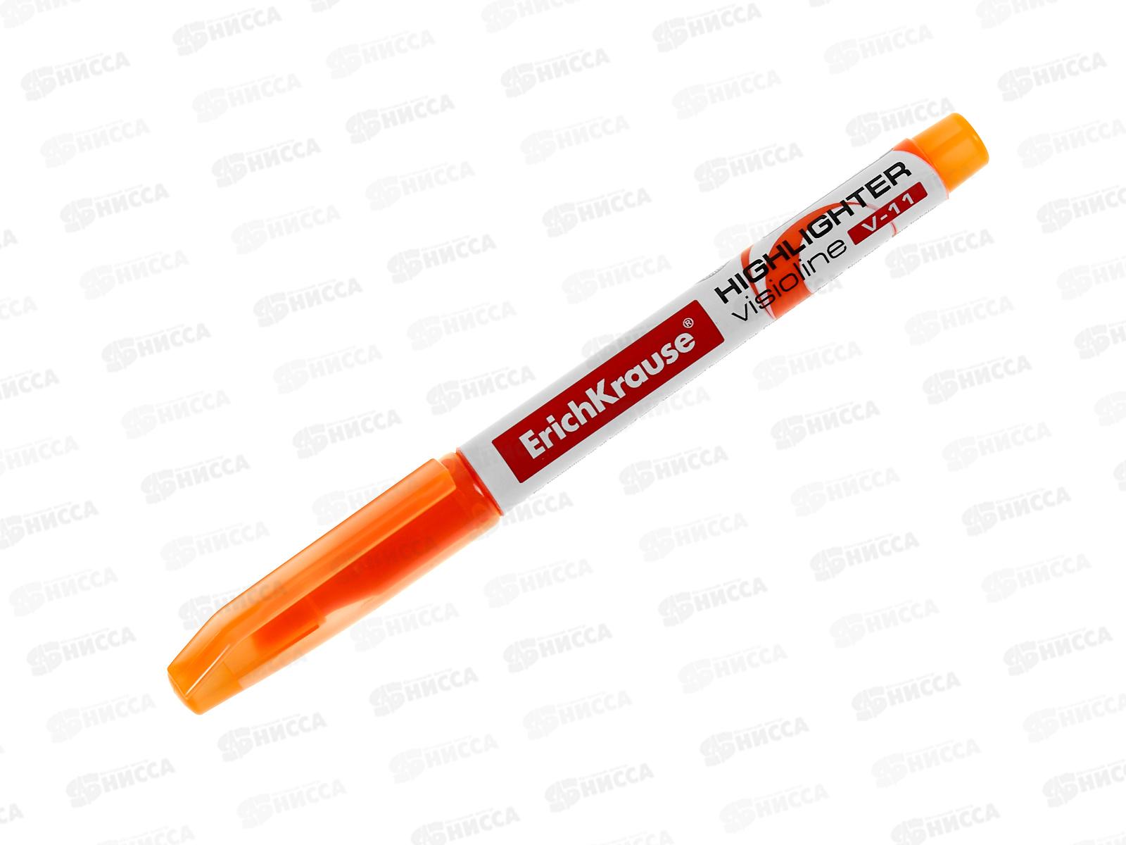 Маркер Erich Krause V-11 текст., оранж,56908*12/144