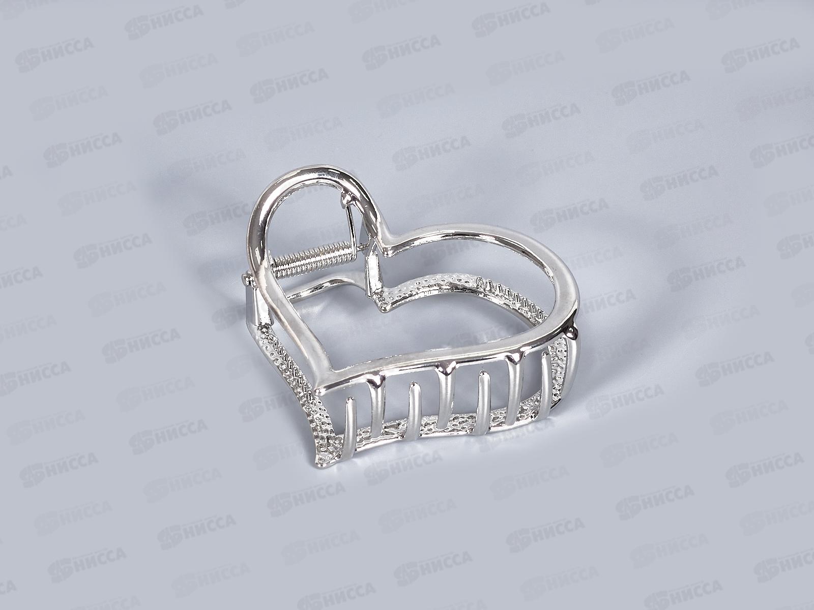 Ameli Краб для волос металл Большое сердце