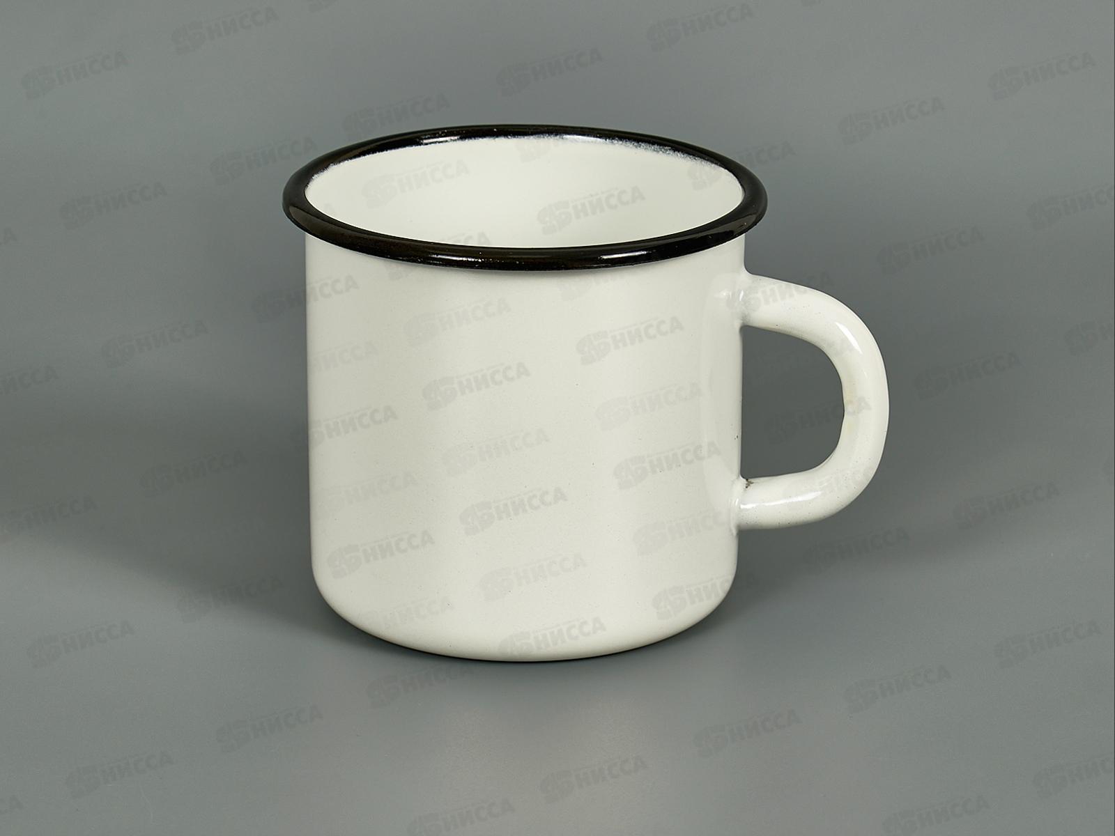 Кружка 0,4л эмал. 01-0103ч *36