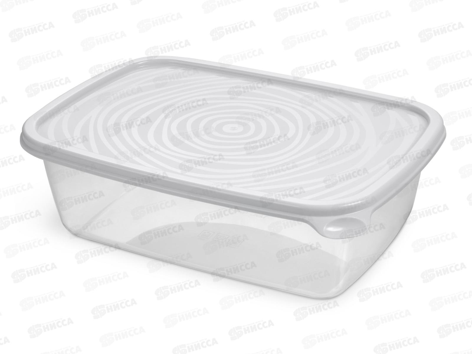 Контейнер Романо прямоугольный 1,6л С852 светло-серый *24