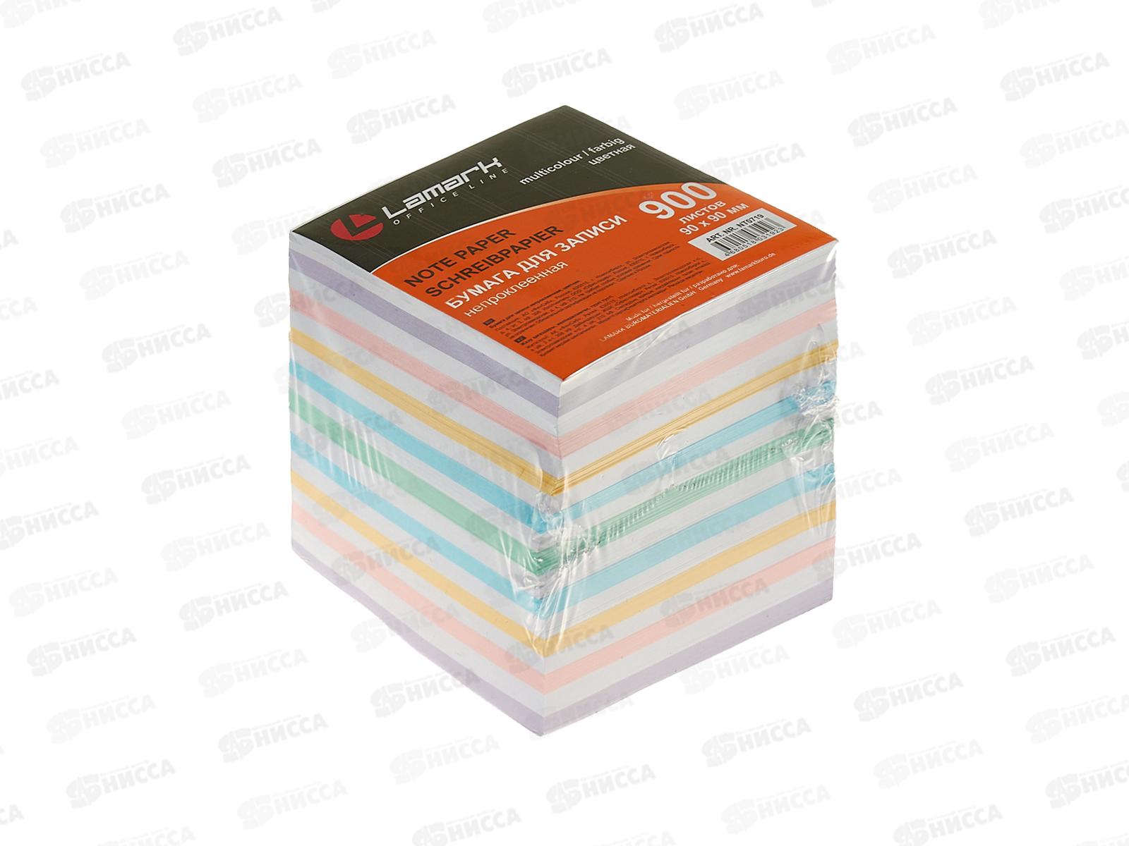 Кубарик LAMARK 90*90мм, 900л.цветная, в пленке 719 *12