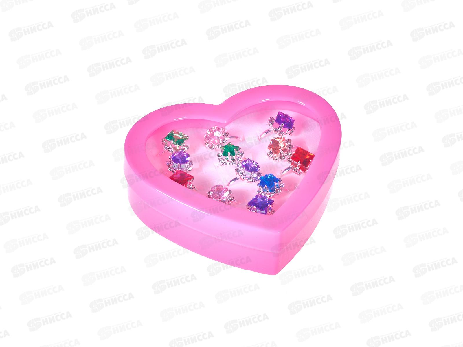 Кольцо детское жемчуг стразы в асс №2387 (упак 12шт)