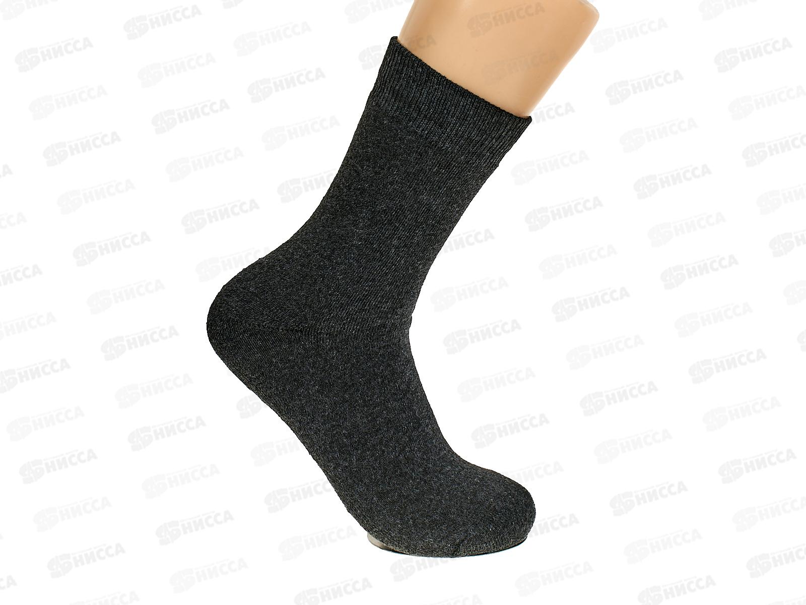 Носки муж МТ-210 GRAND LINE махра графит р-25