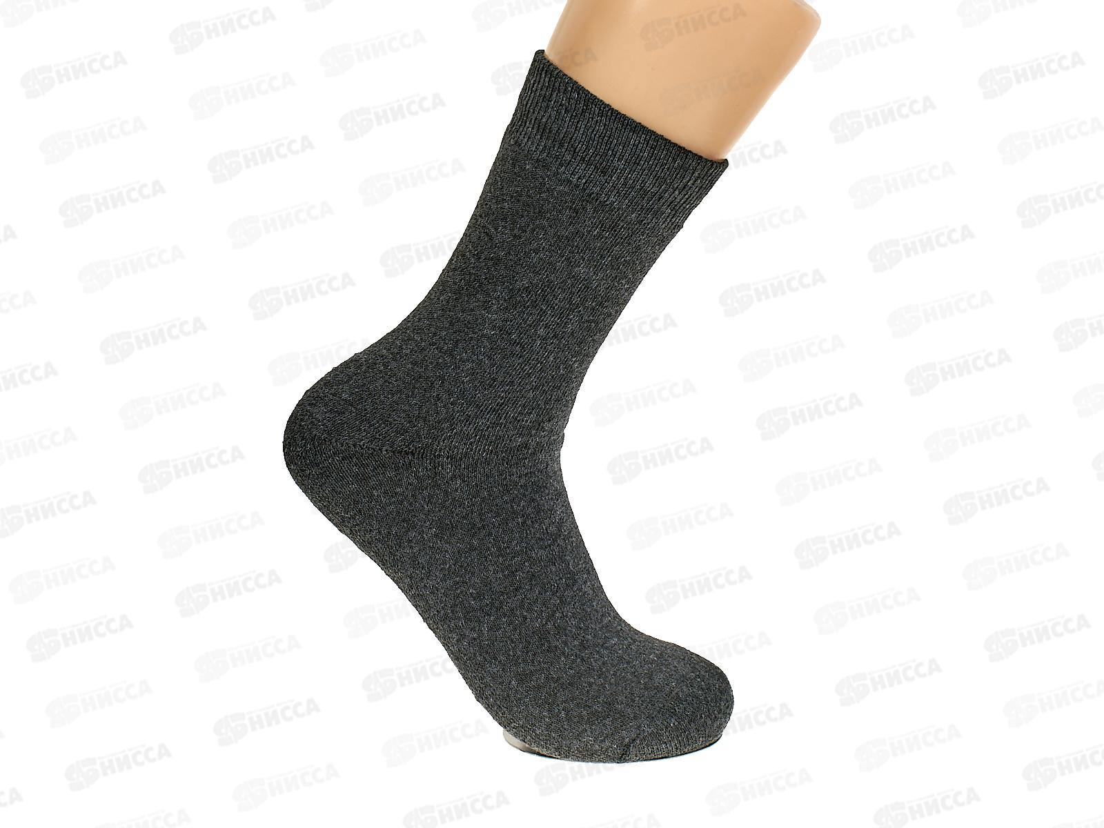 Носки муж МТ-210 GRAND LINE махра графит р-27