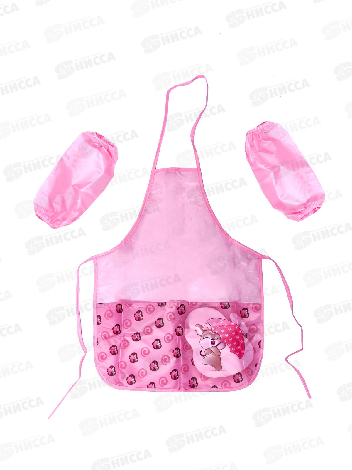 Фартук и нарукавники д/труда Lamark Милашка. 2 кармана, розовый РА0002-07