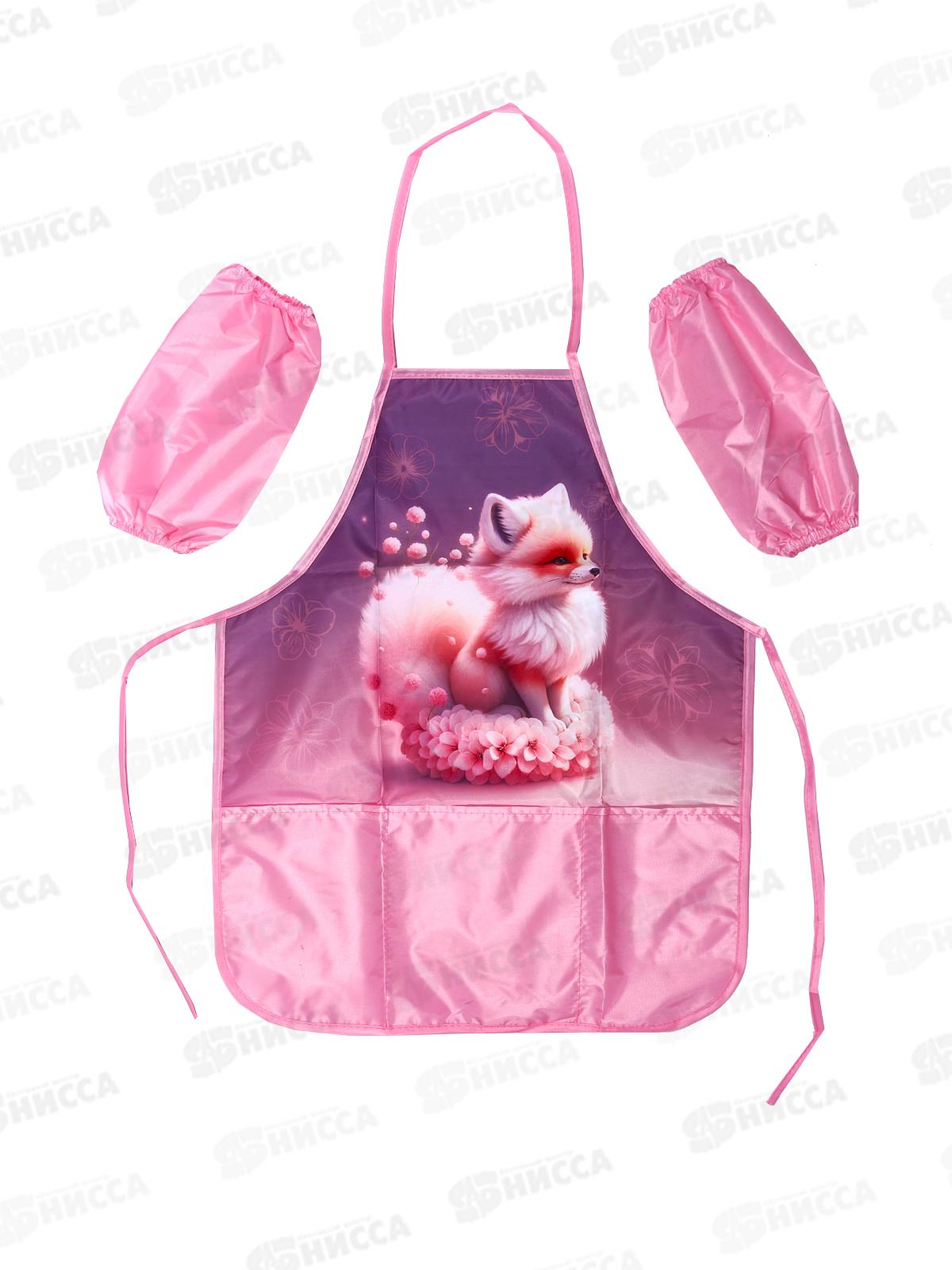 Фартук и нарукавники д/труда Lamark Зефирка. 3 кармана, принт РА0004-15