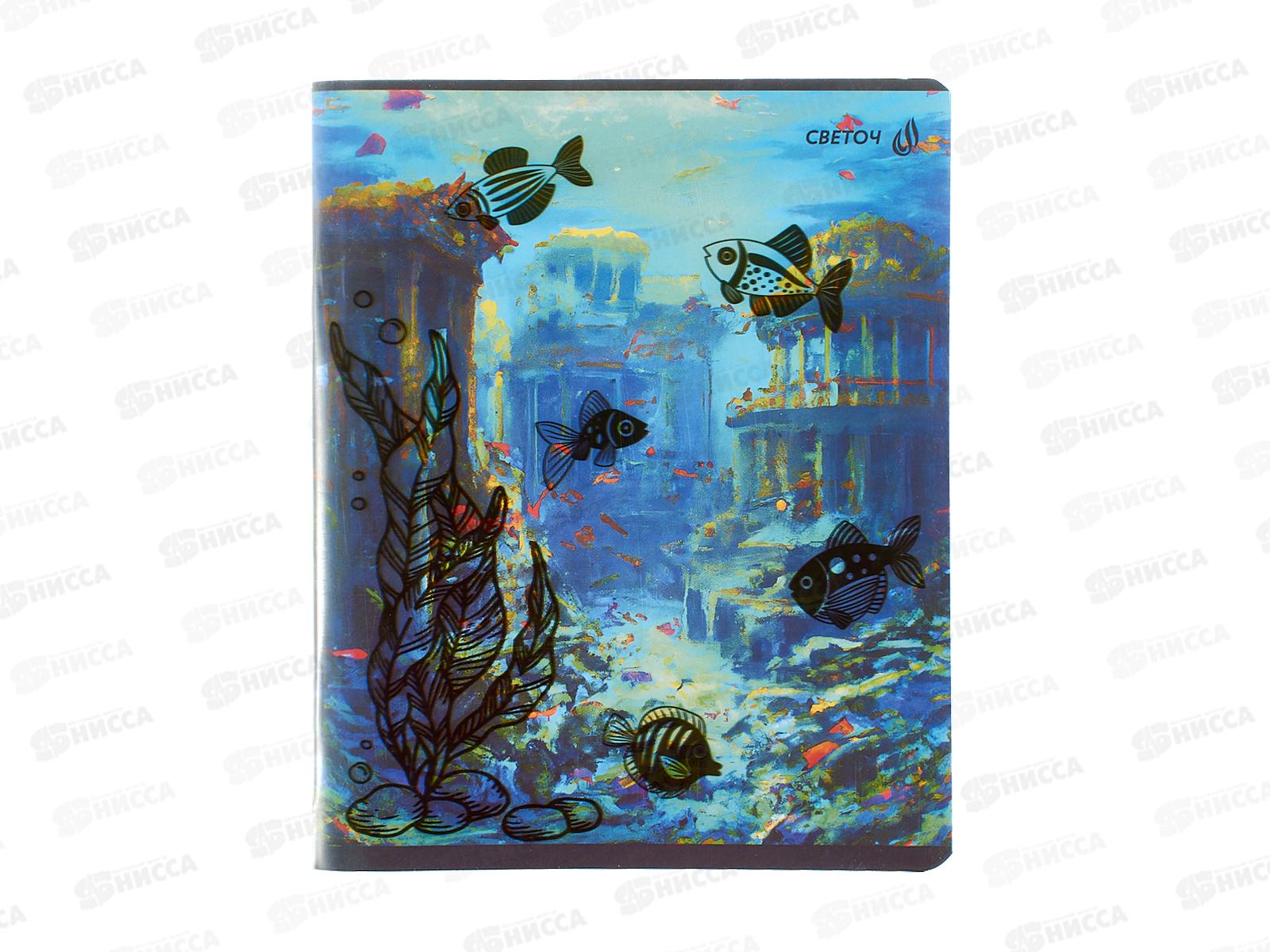Тетрадь 48л кл. SVETOCH Морские красоты, пластик, 01501  *10/60