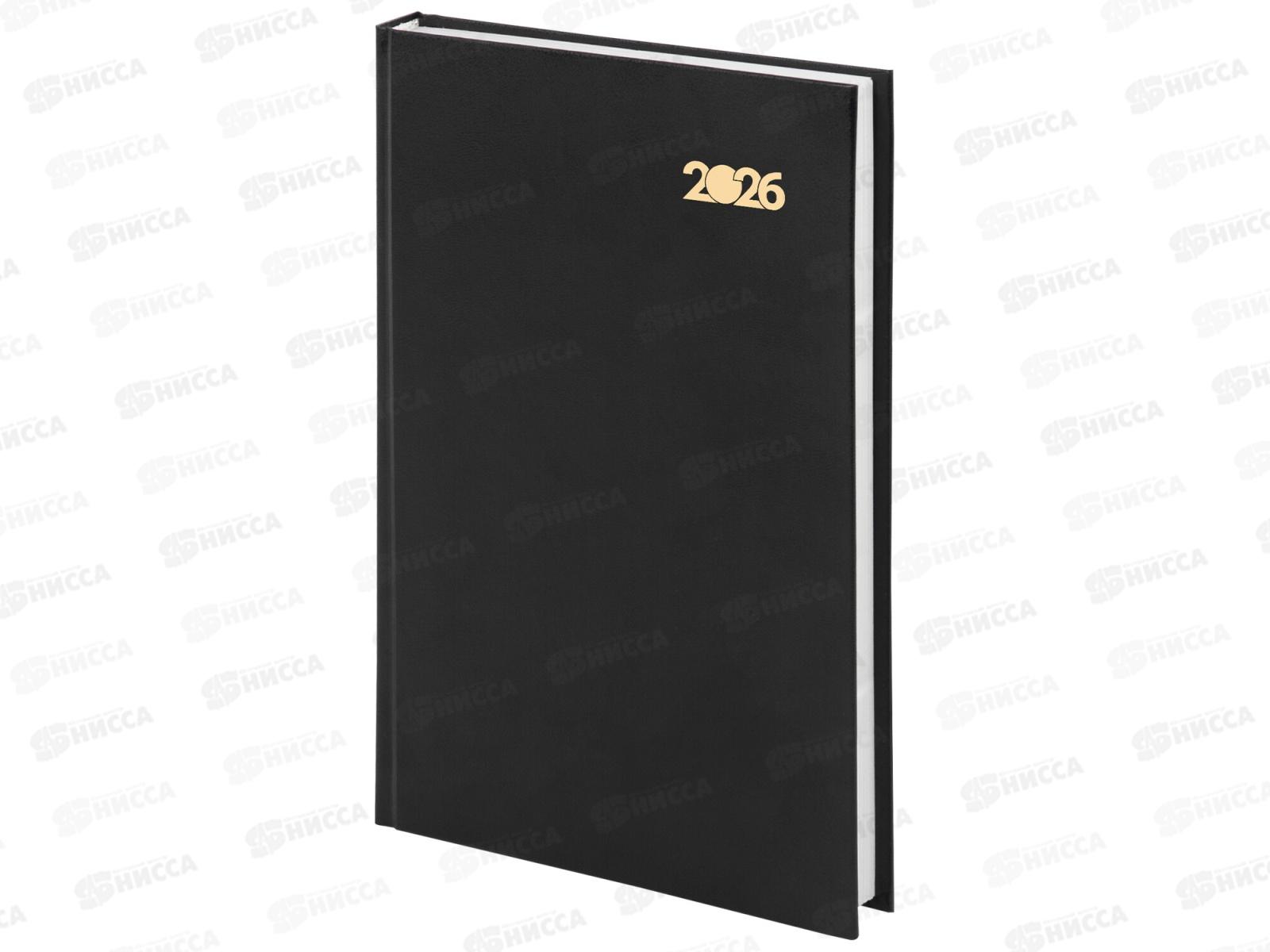 Ежедневник STAFF А5 2026 145*215мм Черный б/в 1117307  *16