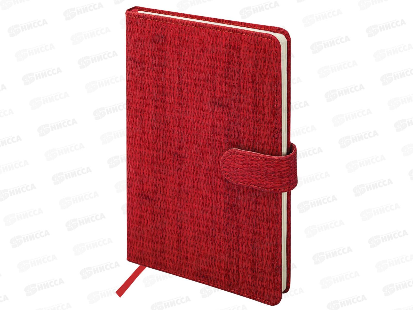 Еженедельник BRAU 2026 А5,Augustus п/кожу, красный, 117160 *10