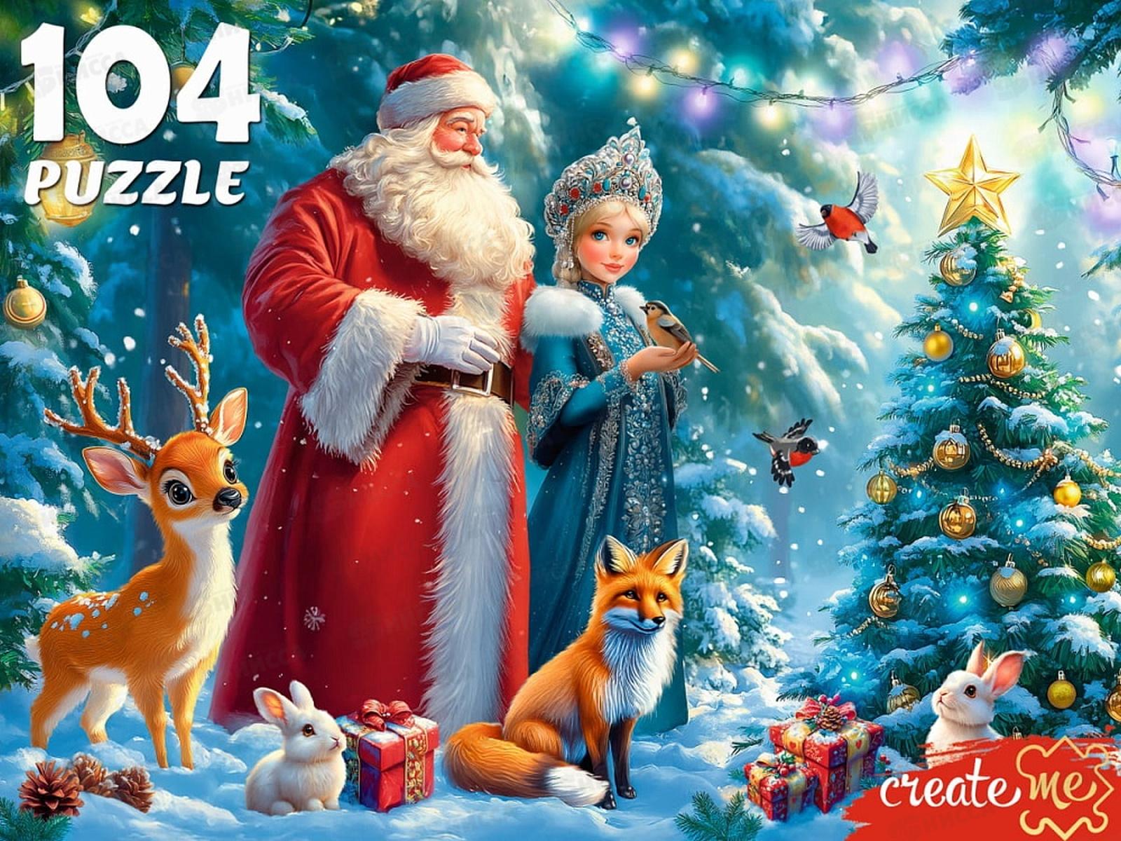 ПАЗ 104 эл. Сказка у новогодней елки, П104-7601