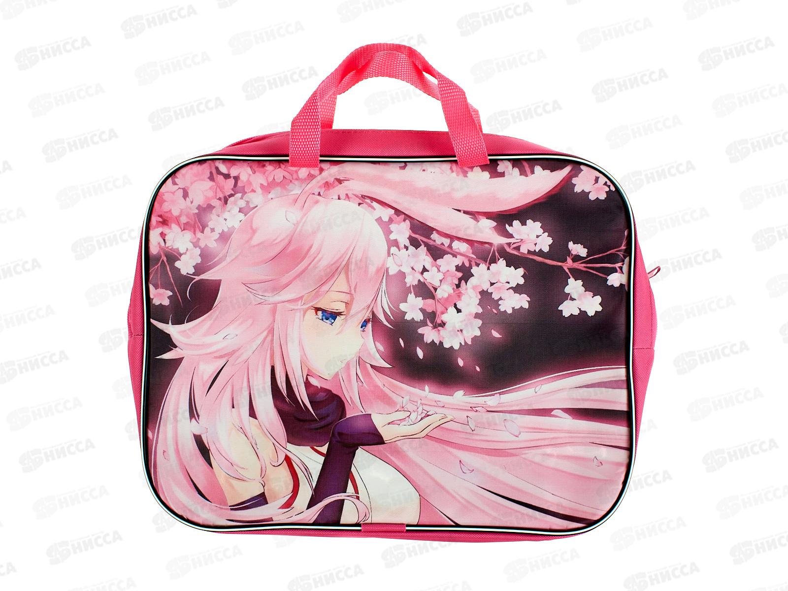 Папка на молнии BEIFA Анимэ Сакура А4 широка, с ручками  А4-7С139 *3