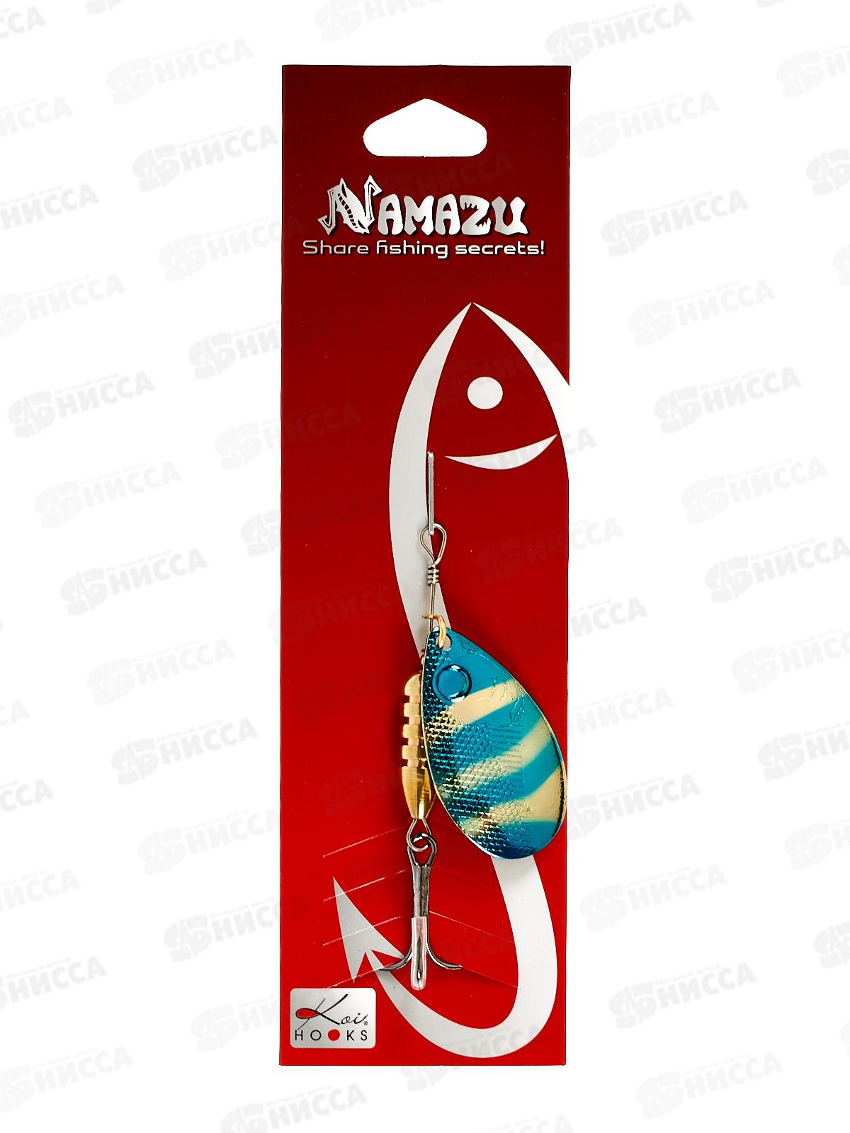 Блесна вращ. Namazu Balna-Zzar, вес 9.5г, цвет 164/200/