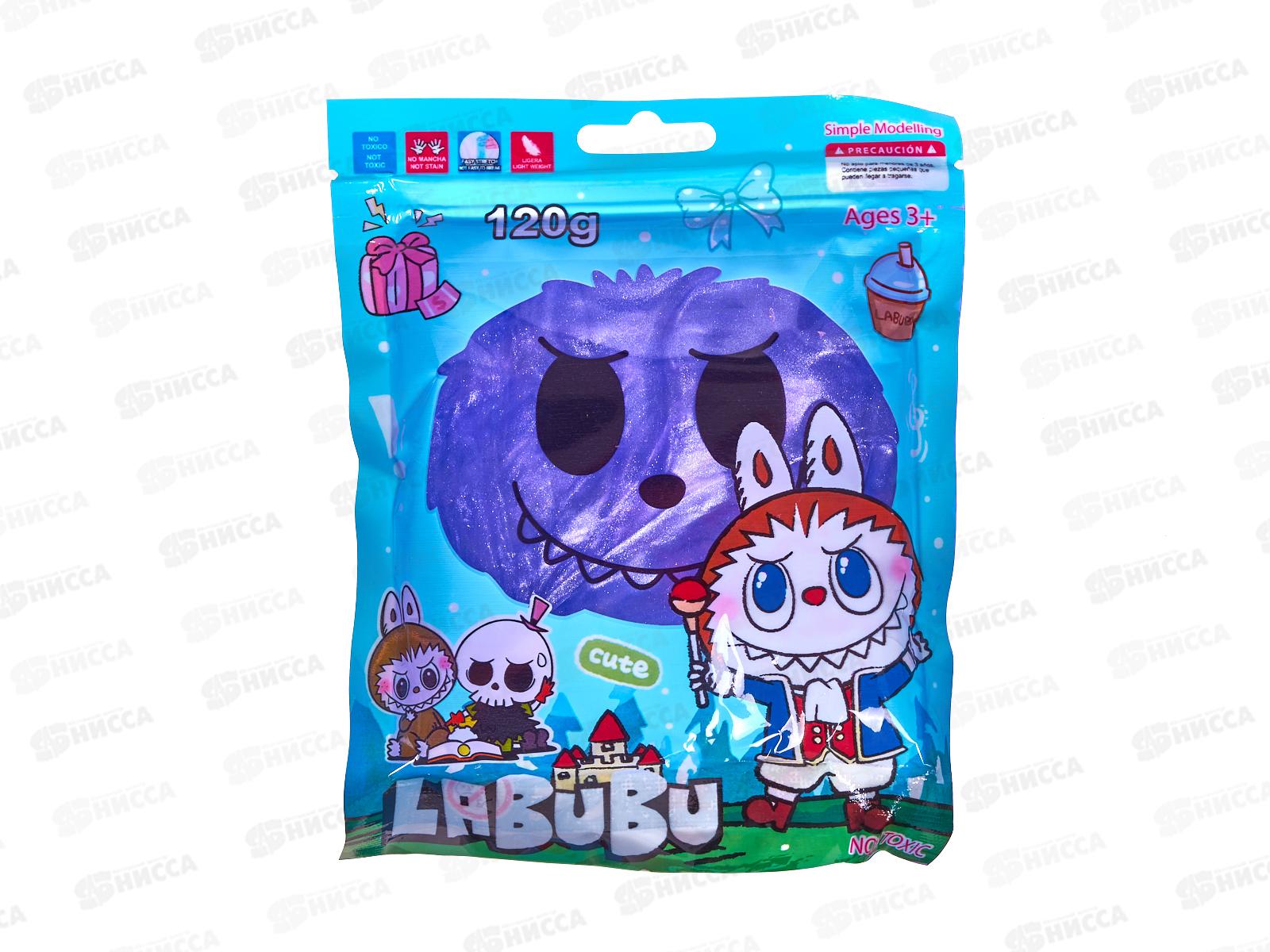 Слайм Зубастик 120гр. ассорти 6цветов М-20580 *12