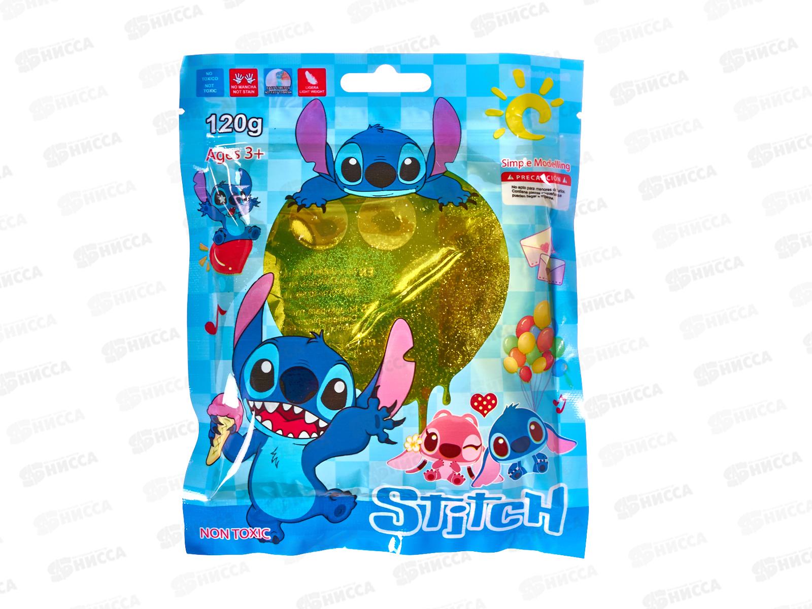 Слайм Ушастик 120гр. ассорти 6цветов М-20582 *12