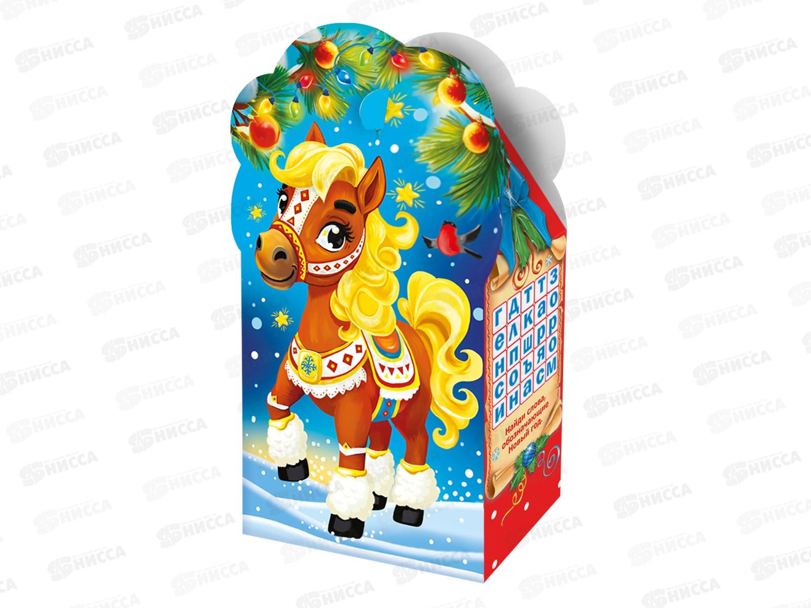 Коробка картонная 0,6кг ЛОШАДКА 135*75*260 *200