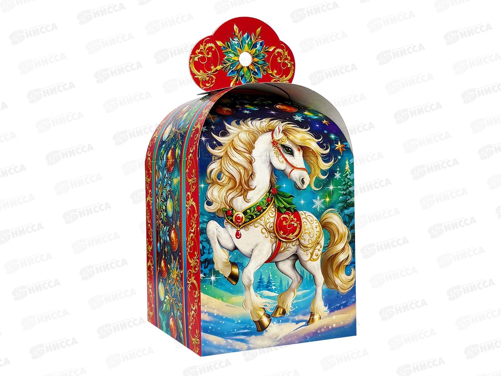 Коробка картонная 1,0кг ИСКОРКА 115*115*180/230 *150