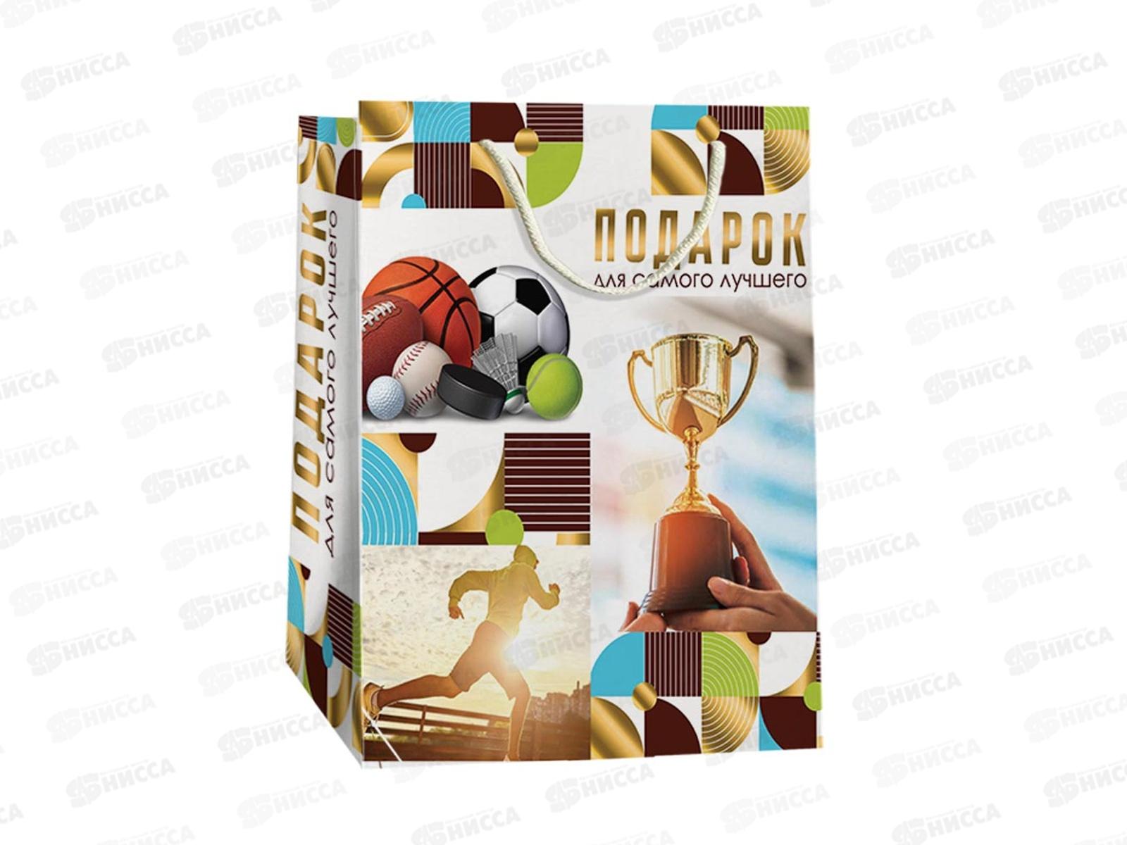 Пакет бум. лам. L 26,4*13,6*32,7 Микс мужской №3