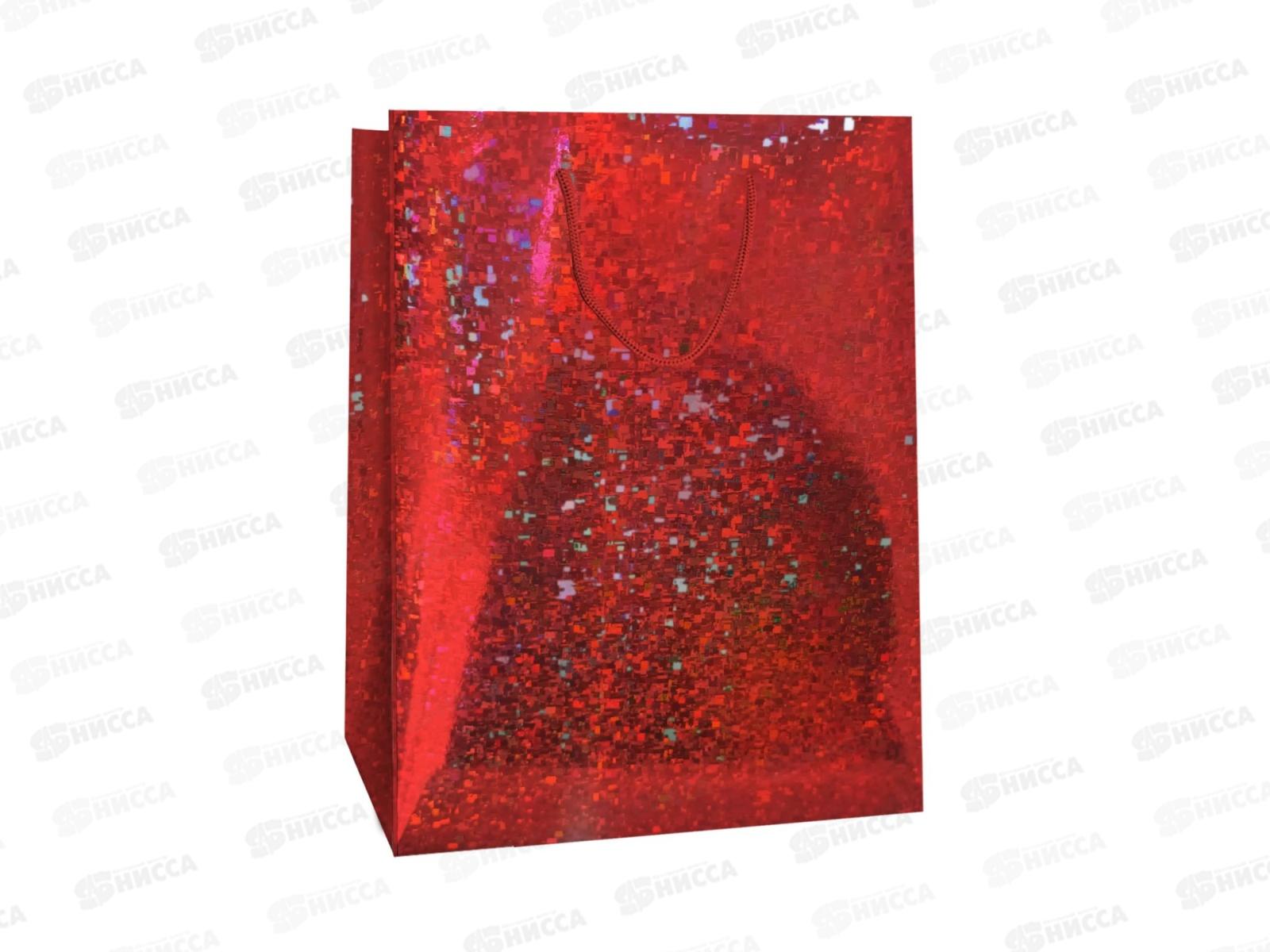 Пакет бум. лам. M 18*10*22,7 Голография Микс (3цв) *12