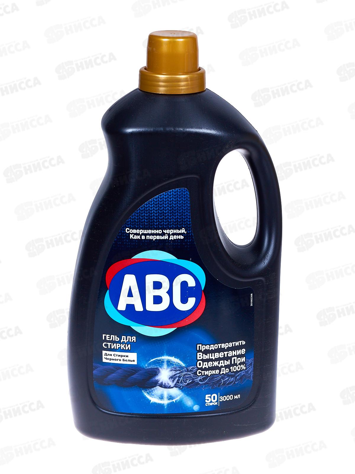 ABC Гель для стирки Черного белья 3,0л *6