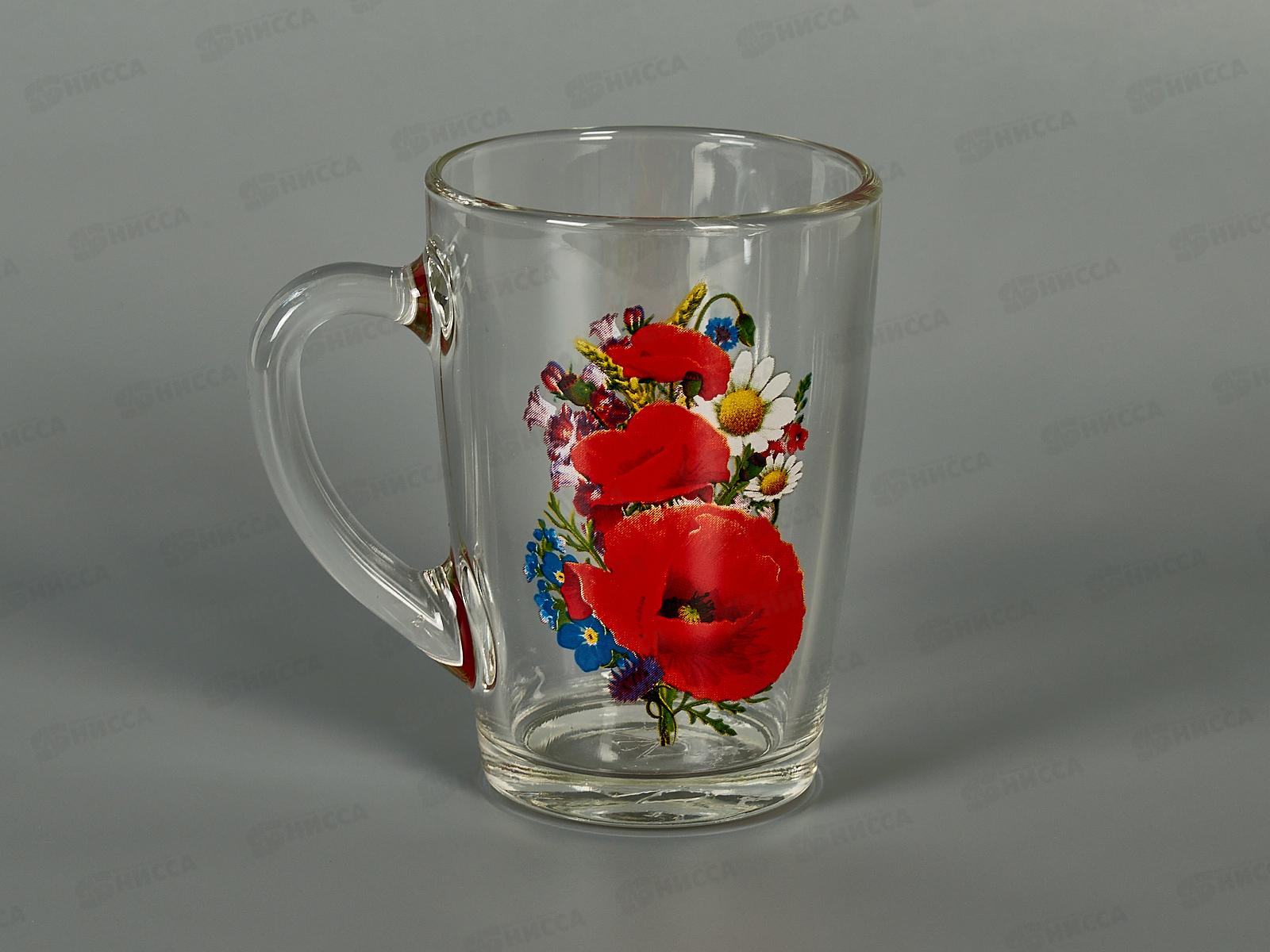 Кружка 300мл 334-Д Маковое поле (лепок)