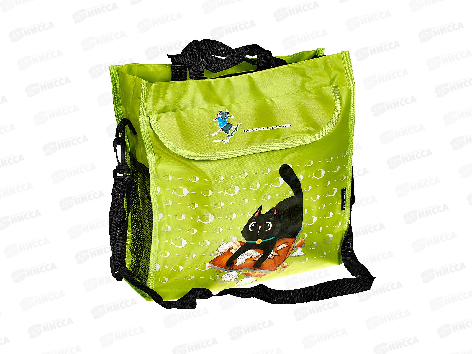 Сумка на молнии для доп. занятий Приключения одного кота, 35х13х35см, СМ-4550