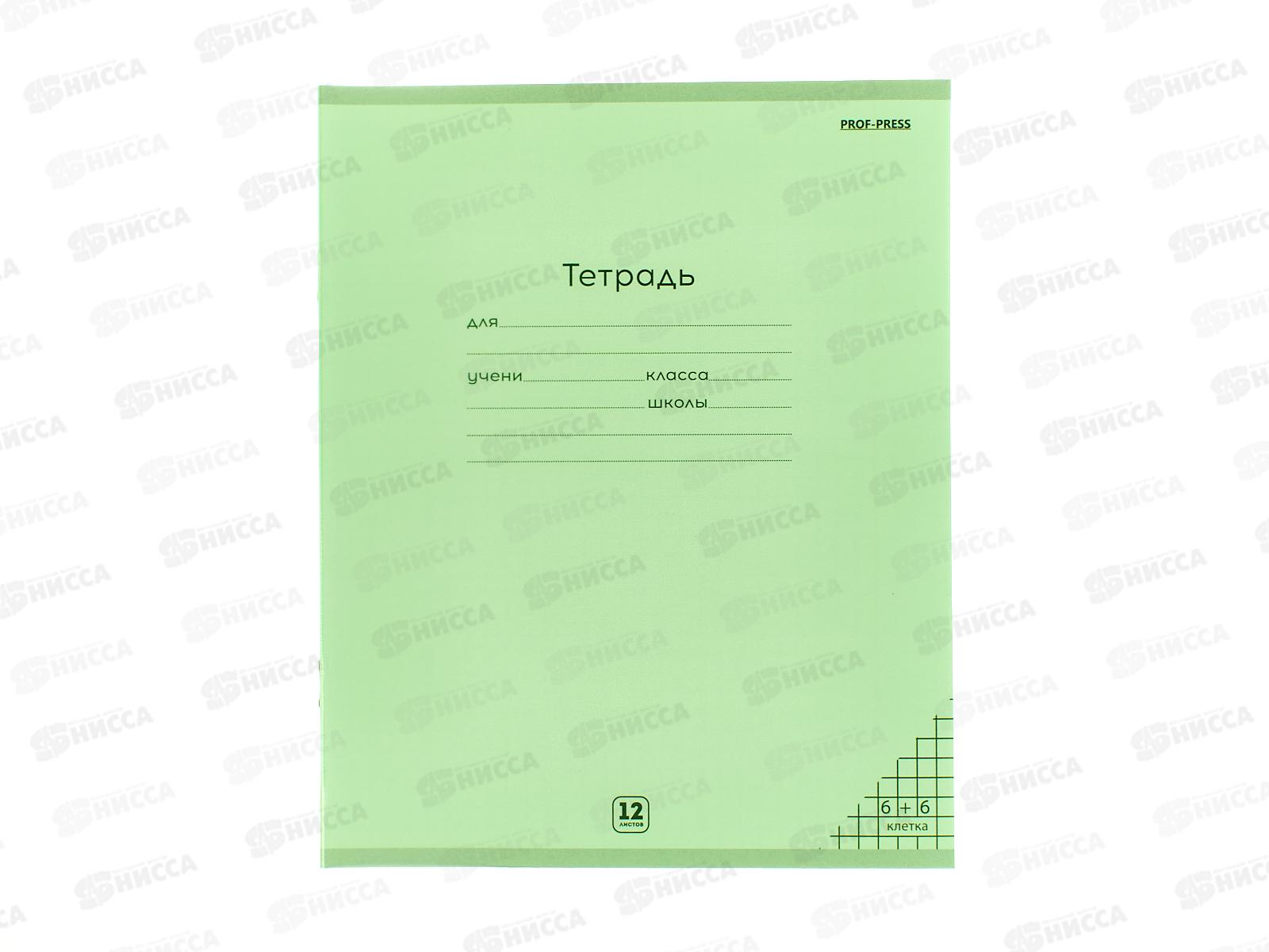 Тетрадь 12л клетка ПП Неон GREEN, цветн.пласт.облож, 12-1344 *240