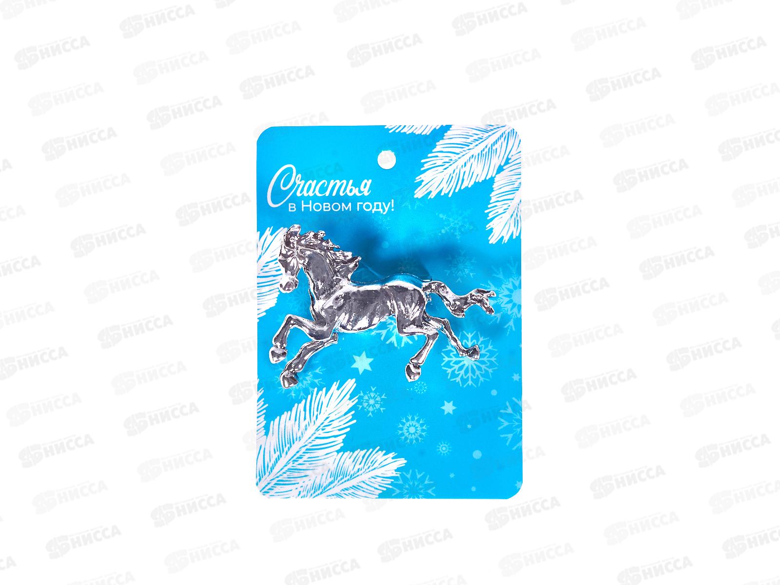 Брошь &quotBest Podarok-Триумф" серебро 4*3см 654-0325