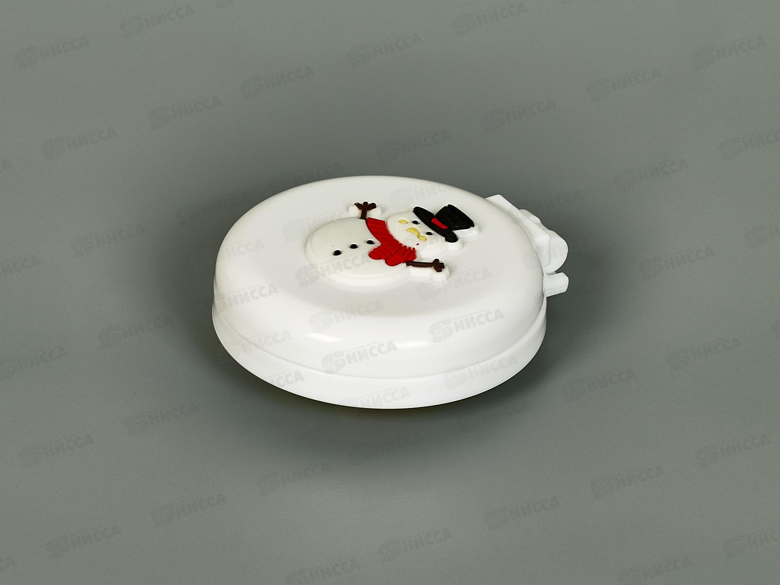 Расческа &quotВеселый Снеговичок&quot складная с зеркалом микс 546-058