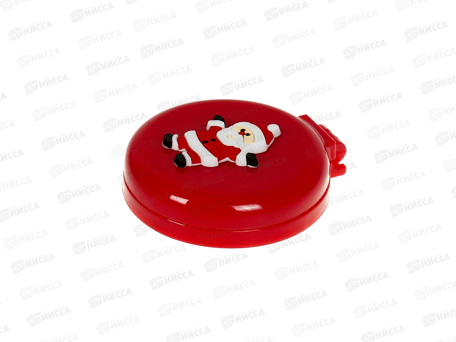 Расческа &quotНовогодний Дед Мороз&quot складная с зеркалом микс 546-082