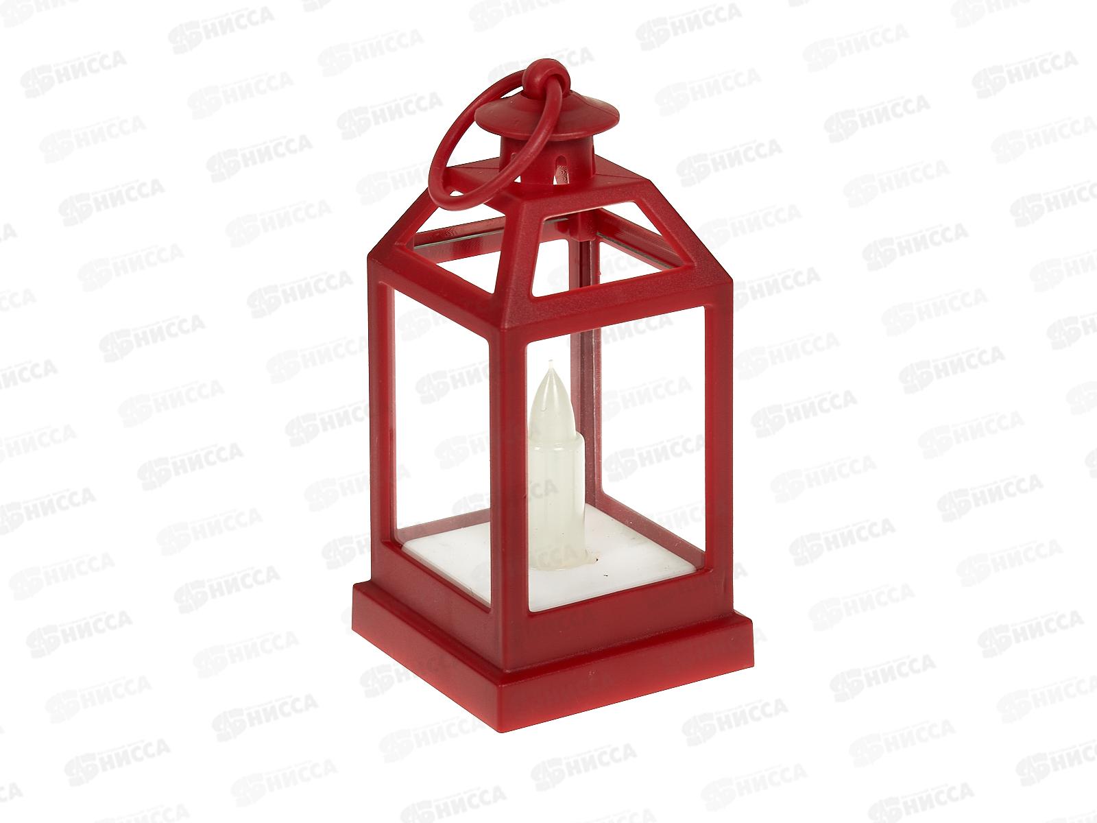 Сувенир  &quotСвеча&quot с подсветкой 6*12,5см красный 700-0676