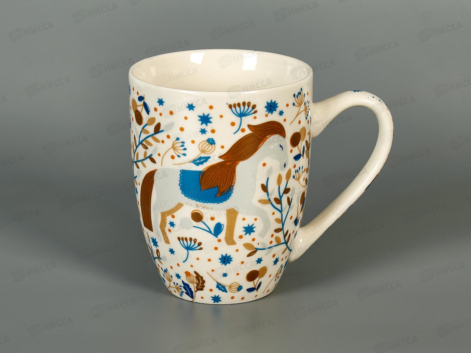 Кружка 340мл &quotЛошадь Луговые кони&quot микс 889-0527