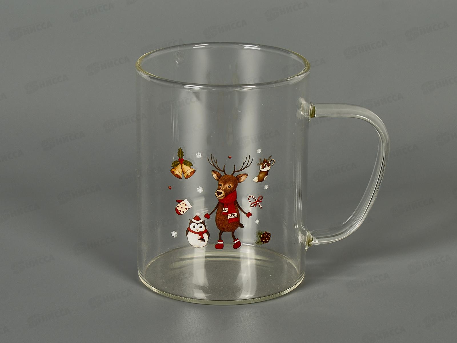 Кружка 450мл &quotНовогоднее веселье&quot микс 891-0631