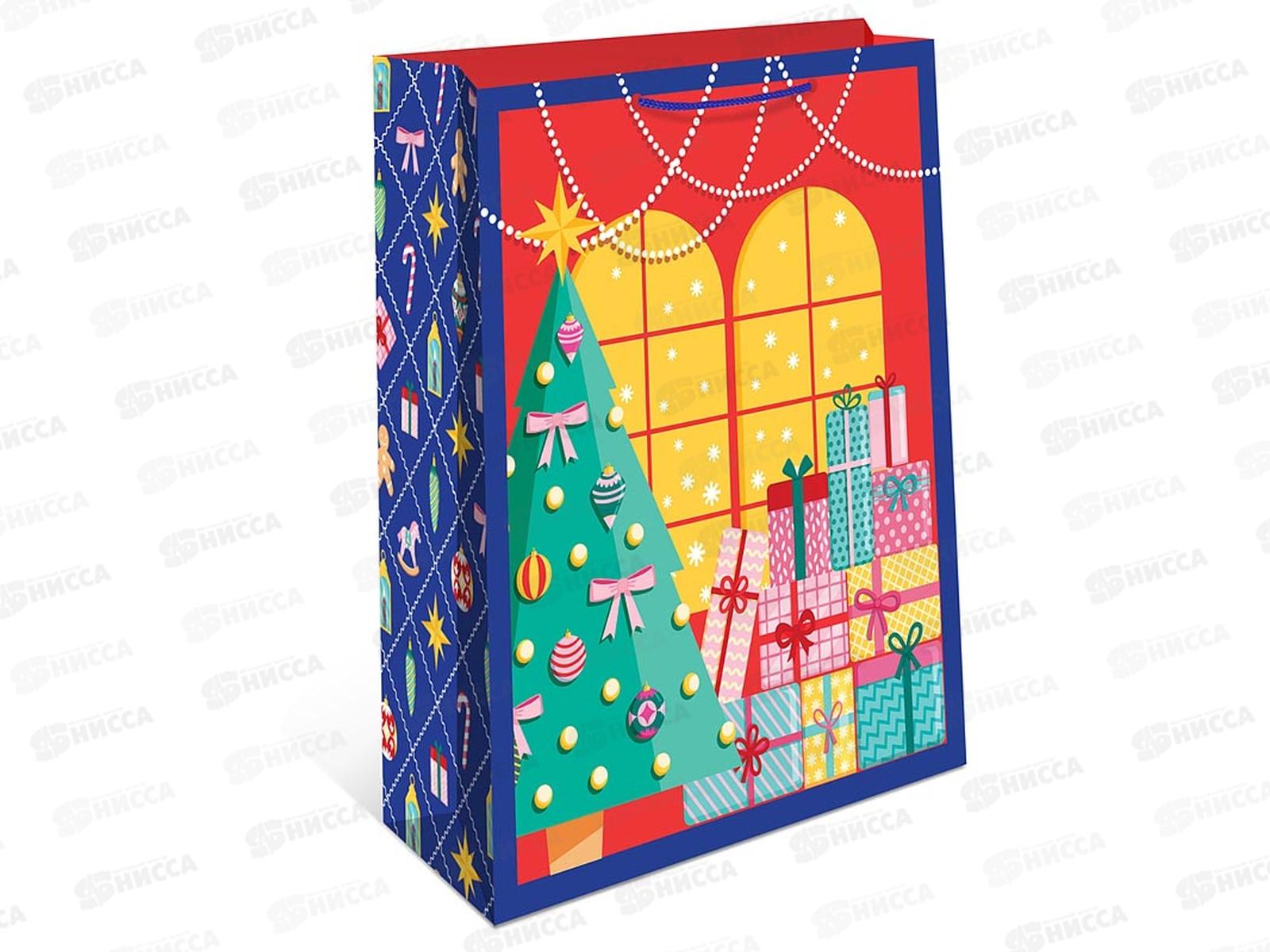 Пакет бум. подарочный НГ 18*22,3*10 0192.602