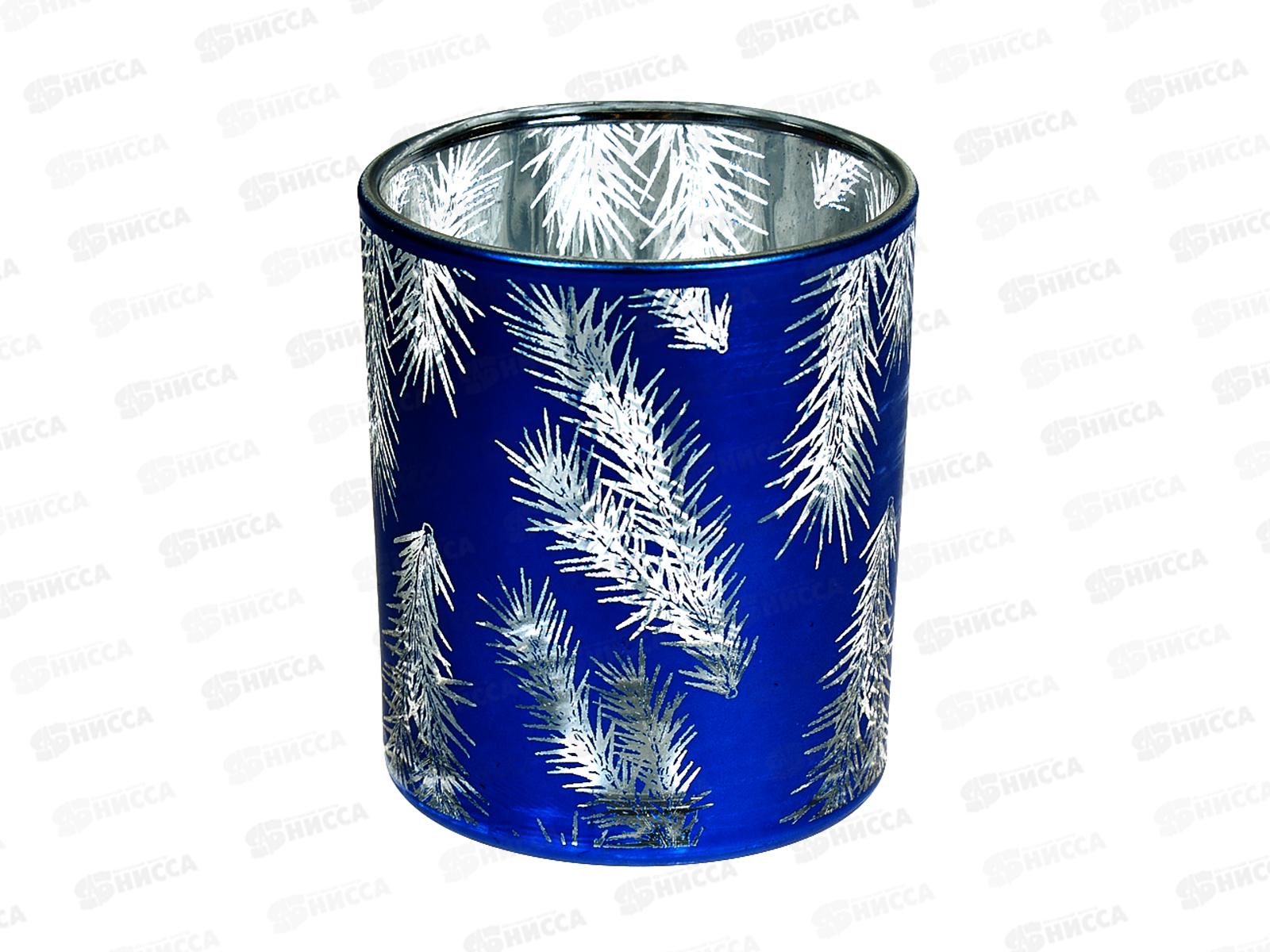 Подсвечник &quotВолшебная ветвь&quot 10*12,5см синий 201-3808