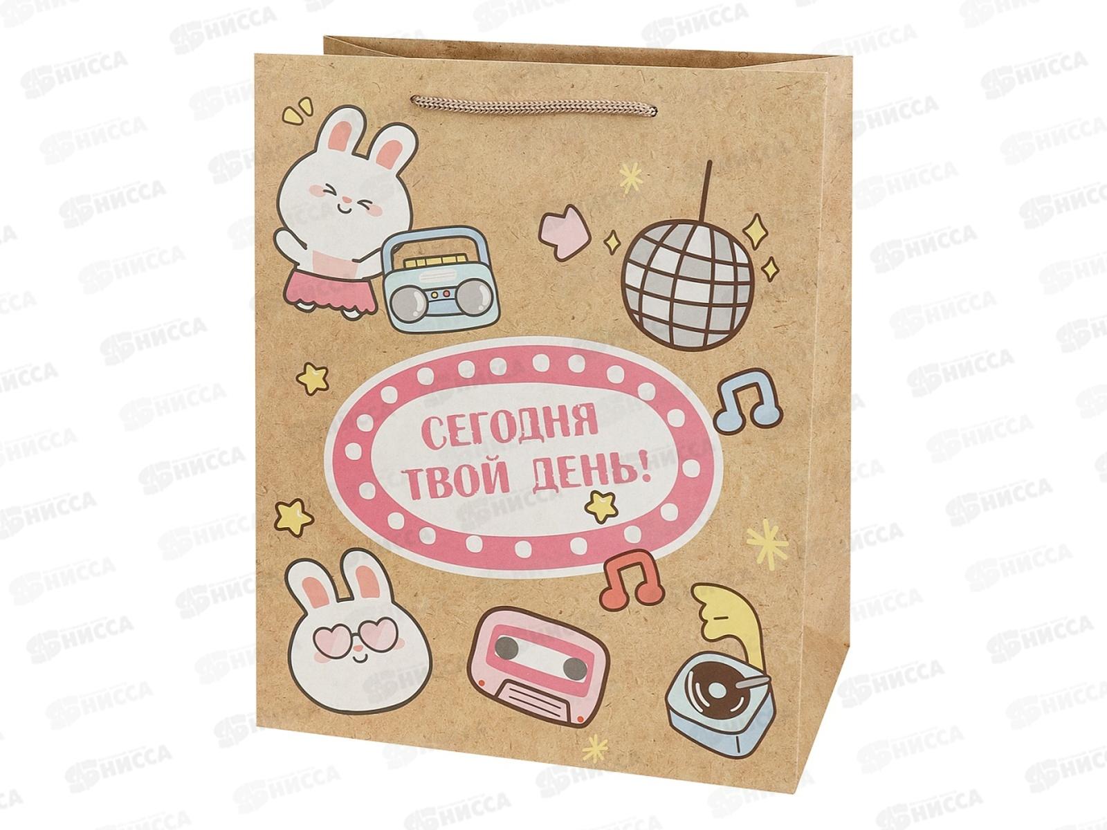 Пакет подарочный MI 26,4х32,7х13,6см Милота ППК-2768 *12