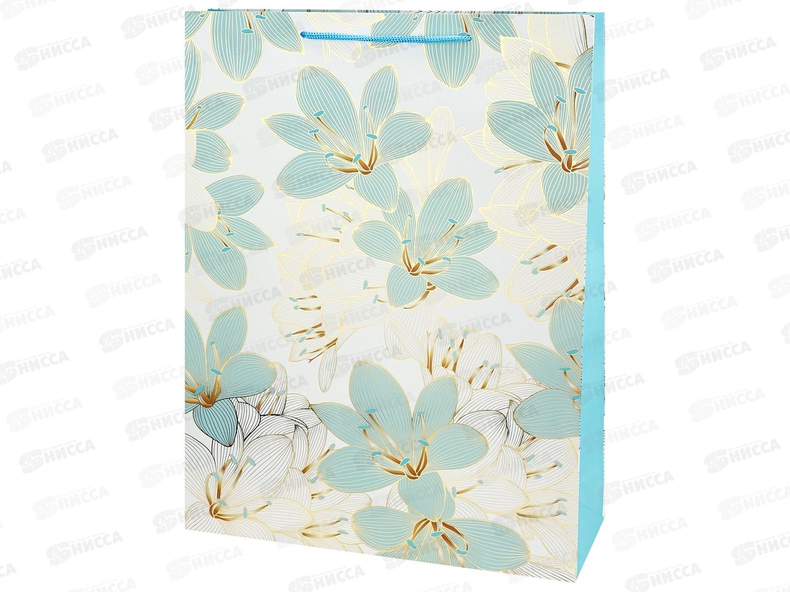 Пакет подарочный MI 32,4х44,5х10,2см Цветы, ППК-2774 *12