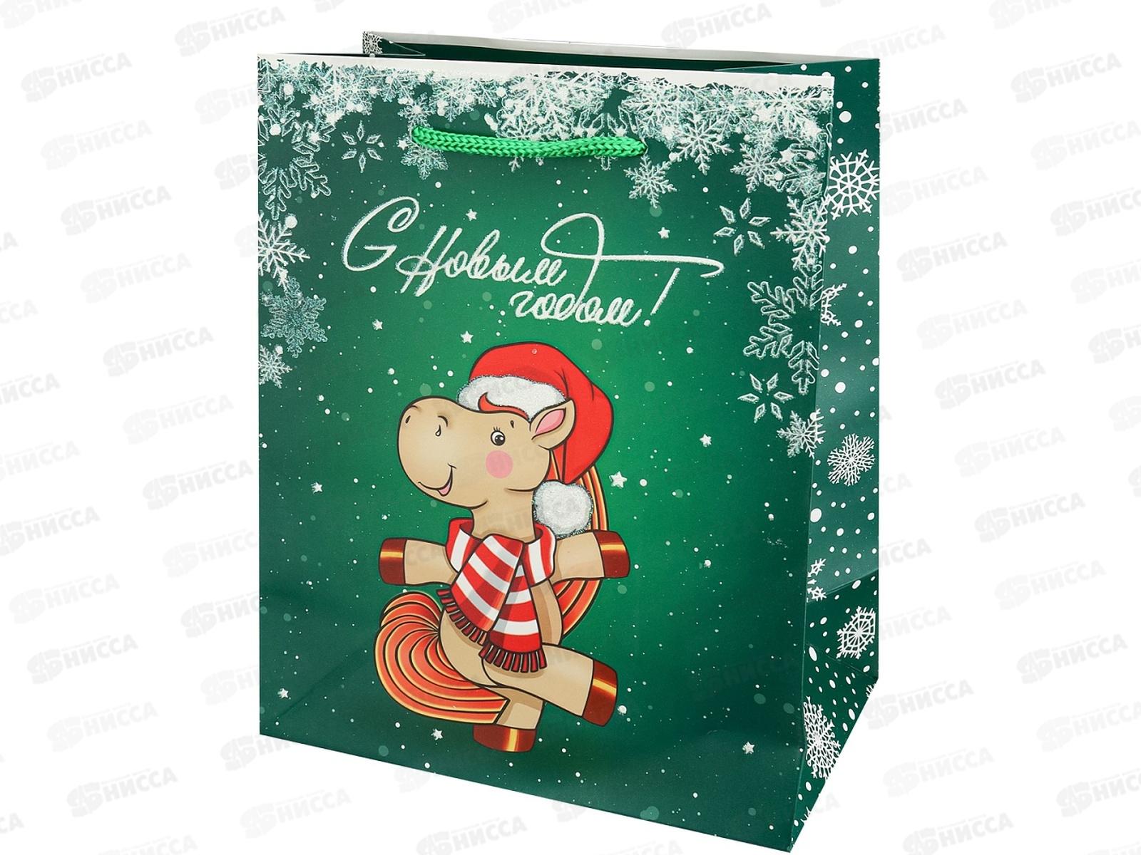 Пакет подарочный MI 18х23х10см (M) Милая лошадка, ППК-2424 *12