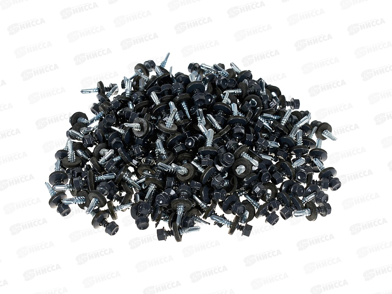 Саморез кровельный RAL3003 4,8*35 (250шт) Рубиново-красный, Zitar  *16