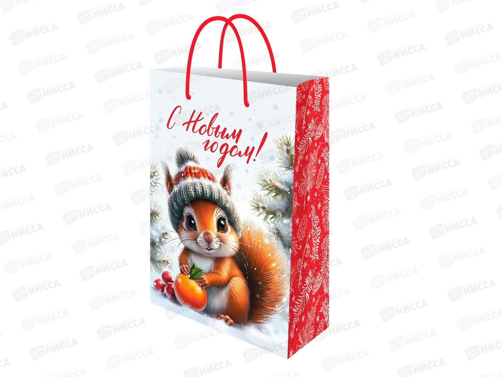 Пакет подарочный MI 14х20х6,5см (MS) Бельчонок, ППК-2279 *12