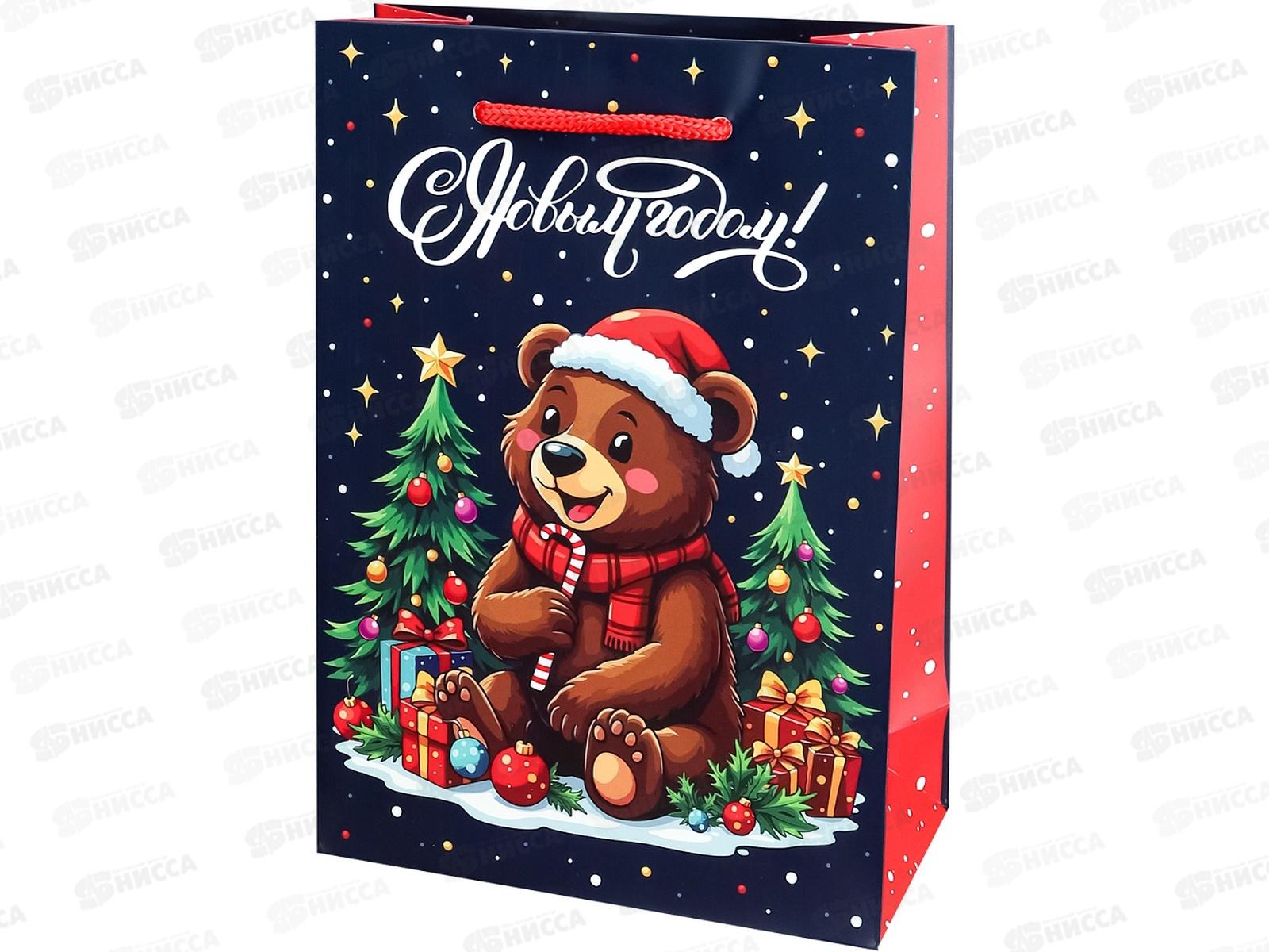 Пакет подарочный MI 14х20х6,5см (MS) Медведь, ППК-2286 *12