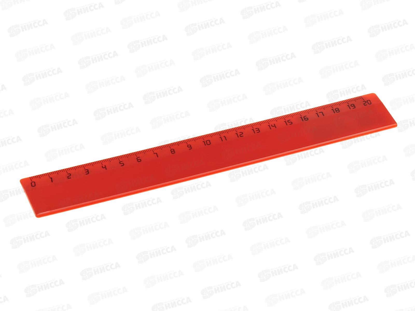 Линейка 20см Workmate флюоресцентная, 4цв., 15-0743 *750