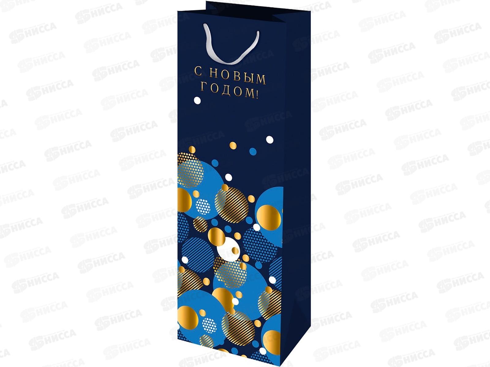 Пакет подарочный MI 12х36х8,5см С Новым годом,157г, ППК-2265 *12