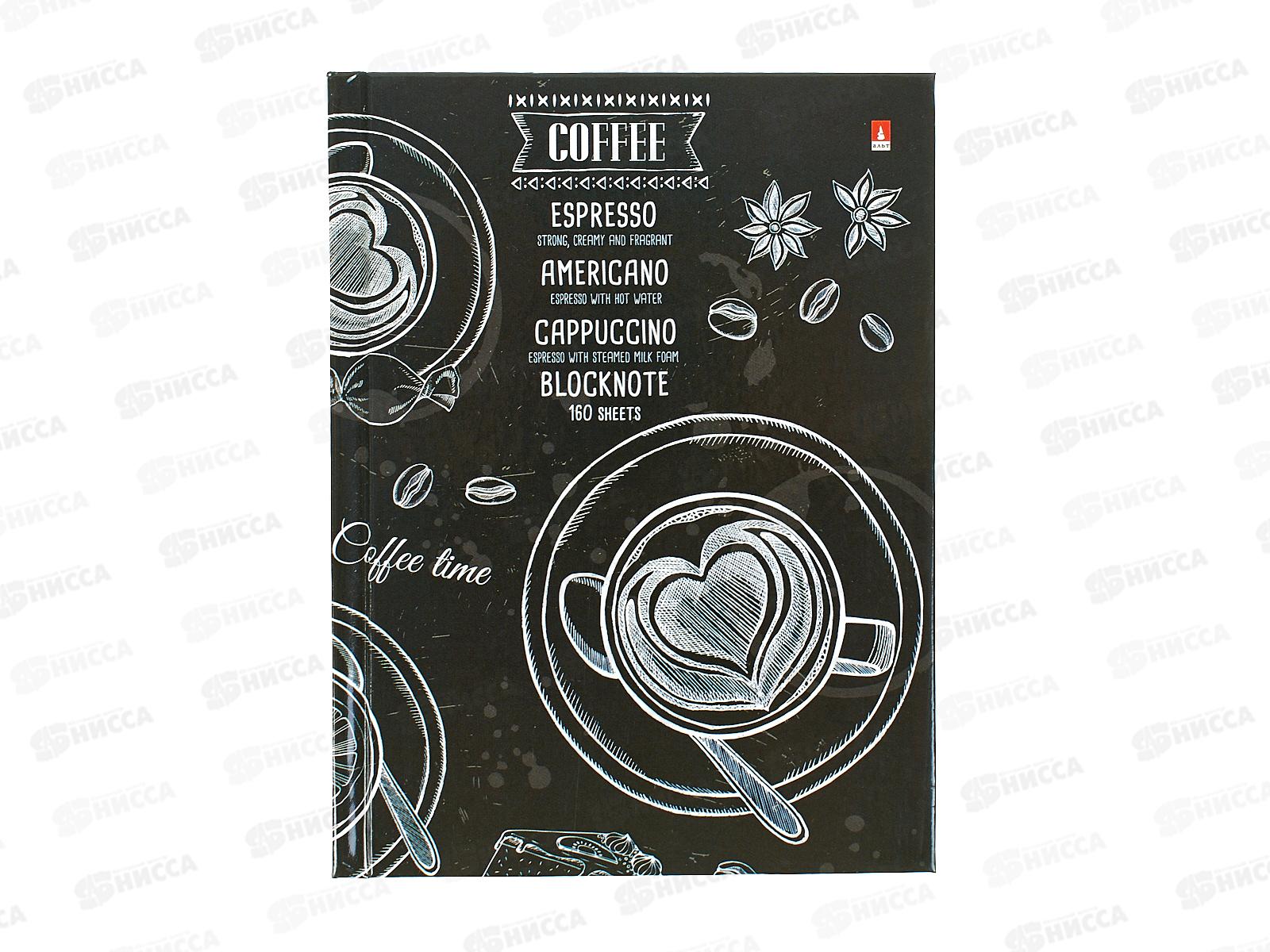 Блокнот-престиж АЛЬТ 160л А6 Caffee nero 3-160-002/43