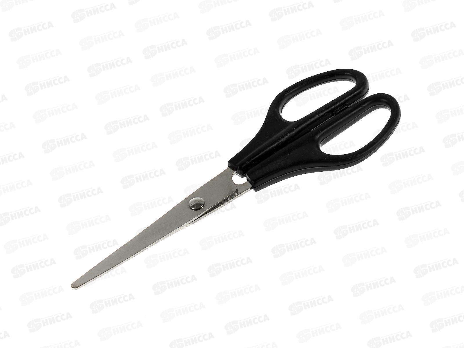 Ножницы Workmate 170мм, пластиковые чёрные ручки, 14-3703  *24/240