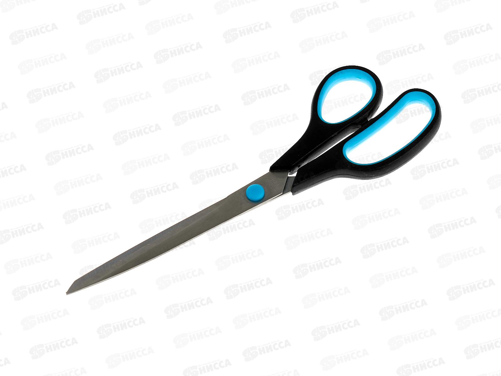 Ножницы Workmate 235мм, пластиковые чёрные ручки, 14-6397  *12/144