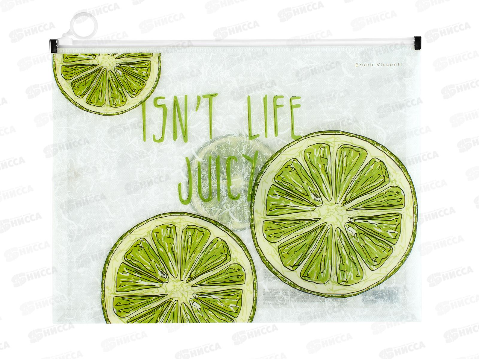 Папка с плсат.застежкой  АЛЬТ Фрукты А4,14-037/05