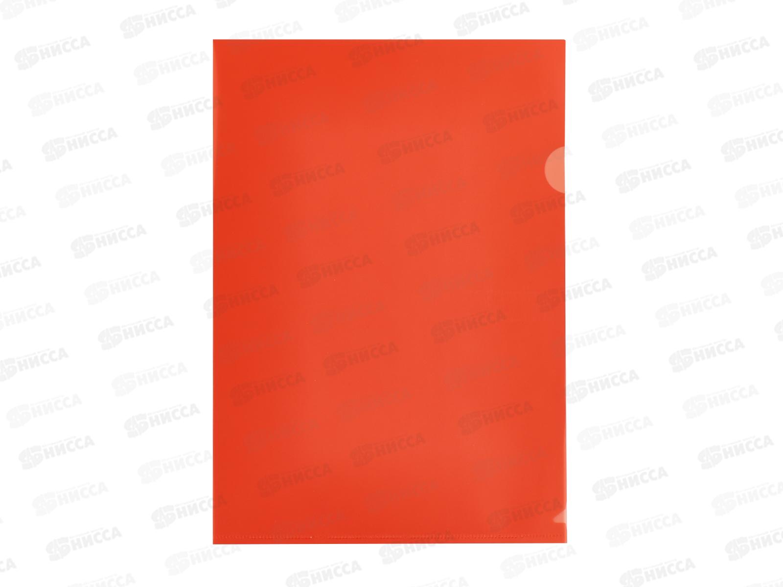 Папка-уголок Workmate A4 180мкм, красная, 15-6227  *20/440