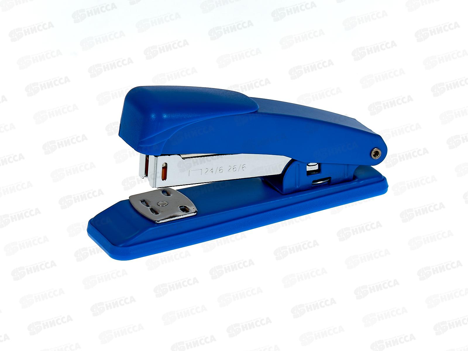 Степлер №24/6 Workmate до 20л, синий, металл. корпус, 14-1559  *12
